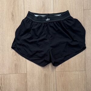 ALO Yoga Women's Athletic Black Shorts
